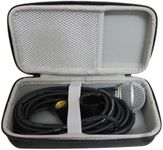 YOTESO Hard Carrying Case Compatible with Shure SM58/PGA48/SM48S/BETA 58A Cardioid Dynamic Vocal Microphone (SM58/PGA48/SM48S/BETA 58A/PGA58) Microphone Case-Case Only