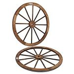 VINGLI 30" Decorative Wooden Wheel 