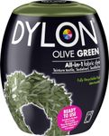DYLON Washing Machine Fabric Dye Pod for Clothes & Soft Furnishings, 350g – Olive Green