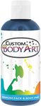 Custom Body Art 8-ounce Blue Water Based Airbrush Body Art & Face Paint