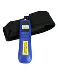 QWORK Optical Power Meter, -70~+10 dBm, with Universal 2.5mm Interface, Fiber Light Meter for Testing 6 Calibration wavelengths,Blue