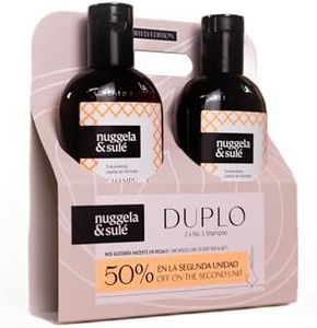 Nuggela & Sulé Pack DUPLO: Champú Nº1 Edición Limitada 2024-50% de descuento en la segunda unidad, Fortalece y estimula el crecimiento del cabello, 2 x 250 ml