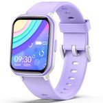 teslahero Kids Smart Watch for Boys Girls,Children Fitness Tracker with Heart Rate Sleep Monitor,Waterproof Activity Tracker Pedometer Step Counter for Fitbit Android iPhone (Purple)