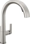 Delta Faucet Keele Spotshield Stainless Kitchen Faucet, Kitchen Faucets with Pull Down Sprayer,Kitchen Sink Faucet, Faucet for Kitchen Sink, Magnetic Docking Spray Head,Spotshield Stainless 19824LF-SP