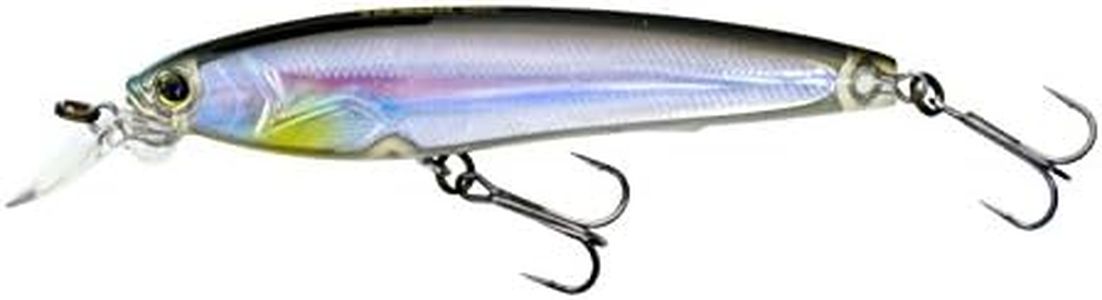 Yo-Zuri F1157 HBS 3DS Minnow Suspending Lure, 4-Inch, Holographic Black Silver