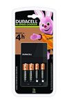 Duracell CEF14 4-Hour Battery Charger, With Rechargeable Batteries Included, AA+AAA