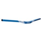 Funn Full On Mountain Bike Handlebar with Bar Clamp 31.8mm and Width 785mm, Tough and Lightweight Alloy Riser Handlebar for MTB, BMX and Road Bike, Rise 15mm MTB Handlebar (Blue)