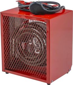 Comfort Zone Electric Fan-Forced Industrial Garage, Workshop Utility Space Heater, Thermostat Control, Heavy Gauge Steel, Carry Handle, Rubber Feet, NEMA 6-30P, & Overheat Protection, 4,800W, CZ290