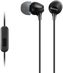 SONY MDREX15APB Fashionable Headphones W/Mic Black (International Version)