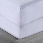 HOME SWEET HOME UK Anti Bed Bug Mattress Protector Waterproof Fully Encased Zipped Mattress Protector Super King Hypoallergenic Dust Mite Proof Bed Bugs Mattress Protector