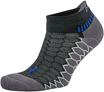 Balega Womens Classic Silver No Show Socks, Black, Medium US