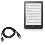 BoxWave Cable Compatible with Kobo Clara HD - DirectSync Cable, Durable Charge and Sync Cable for Kobo Clara HD