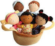 Snuggle Stuffs Basket of Buddies 8"