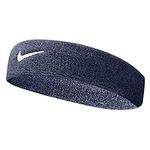 Nike Men's Swoosh Headband, Navy - White - 1 SIZE