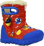 BOGS Men's B-Moc Waterproof Insulated Kids/Toddler Winter Boot, Space Print/Red/Multi, 7