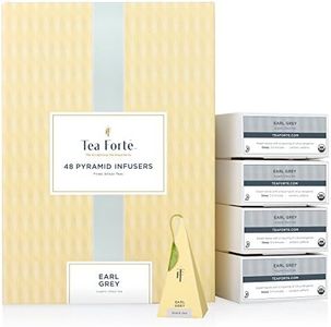 Tea Forte Earl Grey EVENT BOX Confezione multipla, 48 bustine di tè nero piramidali realizzate a mano