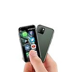 Super Mini Smartphone, SOYES XS11 Unlocked Phone 3G WCDMA Android Mobile 2.5'' Touch Screen 1GB RAM 8GB ROM Dual SIM WiFi Bluetooth Hotspot Ultra Thin Card Pocket Cellphone (Green)