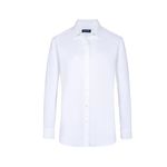 PASHARTUK Womens Dress Shirts Twill Button Down Shirts Long Sleeve Shirts for Women, White 352, M