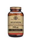 Solgar Selenium 200g - Yeast Free - Healthy Hair & Nails - Supports the Metabolism - Vital Mineral - 250 Tablets