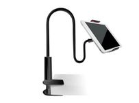 BMRG SMART BT9 Flexible Gooseneck Lazy Tablet Holder, Desk Clamp Mount Stand for Tablets and Mobile Phones, 360 Degree Adjustable Neck