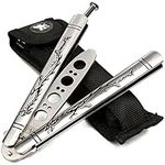 H&S Dragon Blunt Dull Balisong Butterfly Trainer Knife Pocket Practice Training Knifes Blade Tool - NOT REAL - NO SHARP