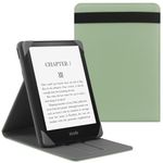HoYiXi Universal Case for 6.8" Paperwhite Compatible 6" All-New Kindle 2024-2019/Kobo Clara HD/Kobo Clara 2E Leather Stand Cover for 6-6.8" Pocketbook/Tolino/Sony E-Book Reader,Green