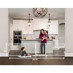 Regalo 130-Inch Super Wide Adjustable Baby Gate and Play Yard, 2-in-1, Bonus Kit, Includes 4 Pack of Wall Mounts