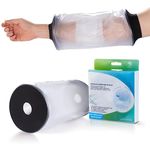 Elfzone Waterproof Cast Cover for Shower - Elbow - PICC Line Covers for Arm, Watertight Reusable Cast Protector for Elbow Surgeries Wound Bandage