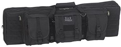 Bulldog Cases BDT60-37B Tactical, Double Rifle Case, Black, Nylon, 37"