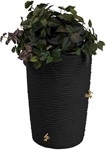 Impressions Palm 50 Gallon Rain Saver - Black