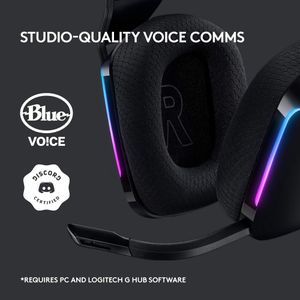Logitech G733 Wireless Gaming Headset – Black