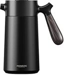 Heemburg French Press Thermal Coffee Maker Cafetière Thermo Double Wall Insulated Vacuum Stainless Steel Manual Brewer