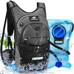 Expansea Hydration Backpack, Lightweight Insulation Hydration Pack with 3L Water Bladder, Waterproof and Breathable Large Capacity Outdoor Sport Backpack Perfect for Hiking Cycling Camping Climbing