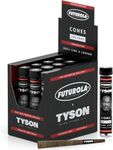 Tyson 2.0 x Futurola Terpene Infused Tobacco-Free Pre-Rolled Cones with Filter Tip | Slow Burning Pre-Rolled Tubes, King Size Artisanal Cones Handcrafted with Premium Rolling Paper, 12 Pack