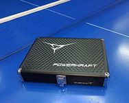 Powerkraft Table Tennis Aluminium ABS Premium Racket case - Black