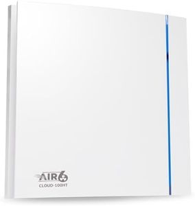 Air6 Cloud-100HT Quiet Bathroom Extractor Fan with Humidity Sensor & Timer