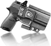 WARRIORLAND Sig P320 IWB Kydex Holster with Claw Attachment and Optic Cut: Sig Sauer P320 Compact M18 / P320 Fullsize M17, Inside Waistband Appendix Carry P320 Holster, Adj. Cant & Retention, Right