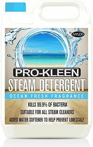 Pro Kleen 5 Litres Steam Detergent Ocean Fresh Fragrance For Steam Mops + Built In Water Softener … (5 Litre Ocean Steam)