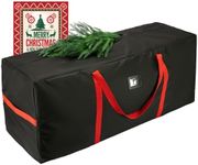 Christmas Tree Storage Bag, Fits Up to 7.5ft Tall Christmas Tree, Heavy-Duty 600D Waterproof Oxford, Durable Handles & Zipper, Holiday Xmas Storage Bag, Protects Christmas Tree and Holiday Ornaments