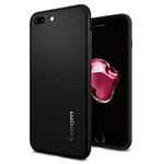 Spigen Liquid Air Armor Works with Apple iPhone 8 Plus Case (2017) / iPhone 7 Plus Case (2016) - Black