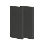 Timber Acoustics® Panels, Roxul Rockwool Absorption Panels, 2' x 4' x 2". NRC=0.90 [SET OF 2] (Black)