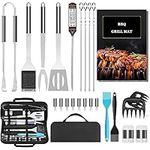 PADFURN 25PCS BBQ Grill Tools Set w