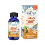 Nordic Naturals Baby's Vitamin D3 | Cholecalciferol Vitamin D3 Supplement | Vit D Drop For Infants Supports Healthy Bone, Normal Sleep & Healthy Immunity Vitamin D3 Drops for Baby 0.76 Fl Oz (22.5 ml)