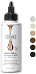 dpHUE Glossy Glaze, Light-Medium Brown - 4 fl oz - In-Shower Conditioning Glaze for Luminous Shine & Sheer Color - Paraben, SLS & SLES Sulfate Free - Leaping Bunny Certified