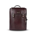HAMMONDS FLYCATCHER Genuine Leather Office Bag for Men, 2in1 New Brown Laptop Bag for Men, Fits 15.6" Laptop, Adjustable Strap, Multi Compartments Ideal for Office, Travel, Daily Use, 1 Year Warranty