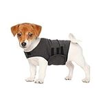 KELIVOL Anxiety Coat for Dog, Anxiety Relief Jacket, Calming Light Weight Wrap Vest, Used to Keep Comfort for Dogs afraid of Fireworks/Thunder Storm. (XS,Dark Grey)