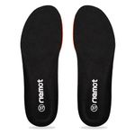 riemot Sport Insoles for Men & Women – Shock-Absorbing and Arch Support Sports Insole for Running, Walking, Cushioned Breathable Shoe Inserts for Hiking, Soft Inner Soles, Black UK 13 / EU 47