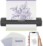 MUNBYN Tattoo Stencil Printer ITP06, 300DPI Wireless Thermal Tattoo Printer with 20 Transfer Papers, Tattoo Printers Compatible with Smartphone & PC for Tattoo Artists & Beginners