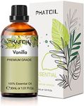 PHATOIL Vanilla Essential Oil 30ML, Essential Oils for Diffuser, Humidifier, Aromatherapy, DIY Candle and Scented Products Making (Vanilla, 30 ml)