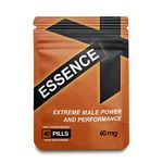 ESSENCEX™ 40pc 60mg Ginseng Herbal Supplement Pills for Men. Energy Stamina & Endurance Tablets Natural & Safe Complex Formula Immediate Long Lasting Effect Made in United Kingdom